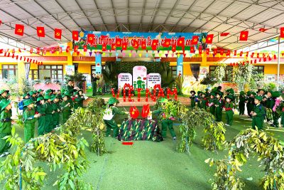 TRÒ CHƠI “CHIẾN SĨ TÍ HON” – HOẠT ĐỘNG Ý NGHĨA CHÀO MỪNG NGÀY 22/12 TẠI TRƯỜNG MẦM NON NGUYÊN LÝ