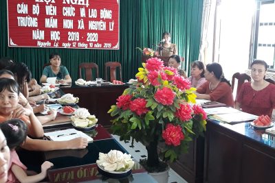 HỘI NGHỊ CÁN BỘ CÔNG NHÂN VIÊN CHỨC VÀ LAO ĐÔNG NĂM HỌC 2019-2020