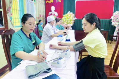 TRƯỜNG MẦM NON NGUYÊN LÝ TỔ CHỨC KHÁM SỨC KHỎE ĐẦU NĂM CHO CB, GV, NV NĂM HỌC 2025–2026