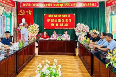 TRƯỜNG MẦM NON NGUYÊN LÝ CUỘC HỌP CHA MẸ TRẺ ĐẦU NĂM HỌC 2025 – 2026