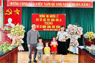 CHIA SẺ YÊU THƯƠNG – LAN TỎA NHÂN ÁI TRƯỜNG MẦM NON NGUYÊN LÝ