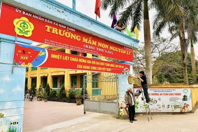 TRƯỜNG MẦM NON NGUYÊN LÝ HƯỞNG ỨNG CHÀO MỪNG ĐẠI HỘI ĐẠI BIỂU TOÀN QUỐC LẦN THỨ XIV CỦA ĐẢNG