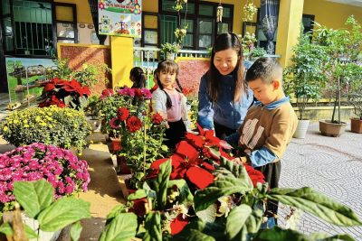 SẮC XUÂN NGẬP TRÀN TẠI TRƯỜNG MẦM NON NGUYÊN LÝ