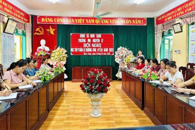 TRƯỜNG MẦM NON NGUYÊN LÝ TỔ CHỨC HỘI NGHỊ HƯỞNG ỨNG TUẦN LỄ HỌC TẬP SUỐT ĐỜI NĂM 2025