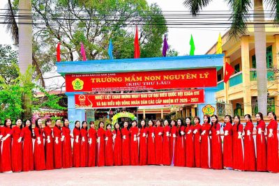 TRƯỜNG MẦM NON NGUYÊN LÝ- XÃ NAM XANG- TỈNH NINH BÌNH  NGÔI TRƯỜNG ƯƠM MẦM TRÍ TUỆ