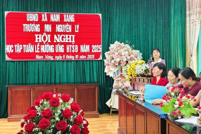 ẢNH HỘI NGHỊ HƯỞNG ỨNG TUẦN LỄ HỌC TẬP SUỐT ĐỜI