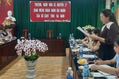 CÔNG TÁC ĐÁNH GIÁ NGOÀI TRƯỜNG MN NGUYÊN LÝ NĂM 2022-2023