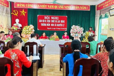 HỘI NGHỊ CÁN BỘ, VIÊN CHỨC VÀ LAO ĐỘNG NĂM HỌC 2024 – 2025