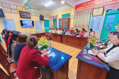 HỘI NGHỊ TỔNG KẾT 5 NĂM XD TRƯỜNG MẦM NON LẤY TRẺ LÀM TRUNG TÂM GIAI ĐOẠN 2021-2025