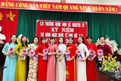 LỄ KỈ NIỆM NGÀY QUỐC TẾ PHỤ NỮ 8-3 TRƯỜNG MN NGUYÊN LÝ