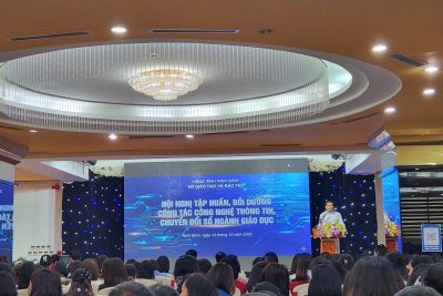 THAM DỰ BUỔI TẬP HUẤN, BỒI DƯỠNG CÔNG TÁC CÔNG NGHỆ THÔNG TIN – CHUYỂN ĐỔI SỐ NGÀNH GIÁO DỤC