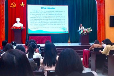 TRƯỜNG MẦM NON NGUYÊN LÝ THAM GIA TẬP HUẤN “HƯỚNG DẪN XÂY DỰNG VÀ THỰC HIỆN KẾ HOẠCH GIÁO DỤC CHO TRẺ KHUYẾT TẬT MẦM NON”